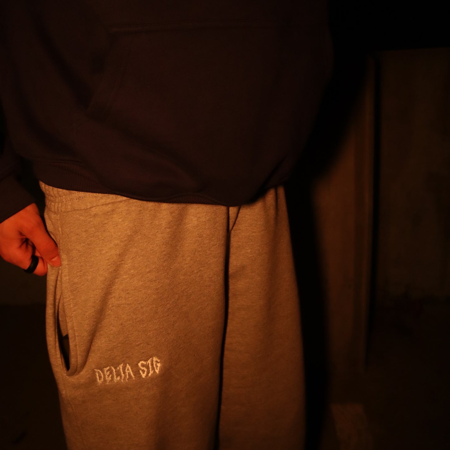 SDSU Delta Sig Sweats - Heather Grey