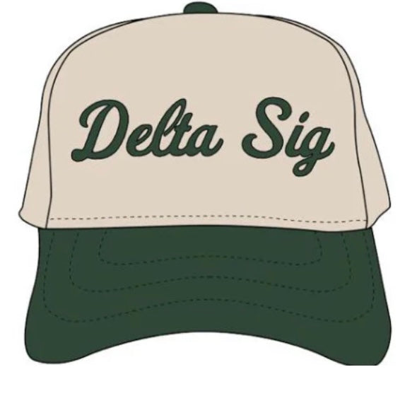 Delta Sig Hat - Embroidery