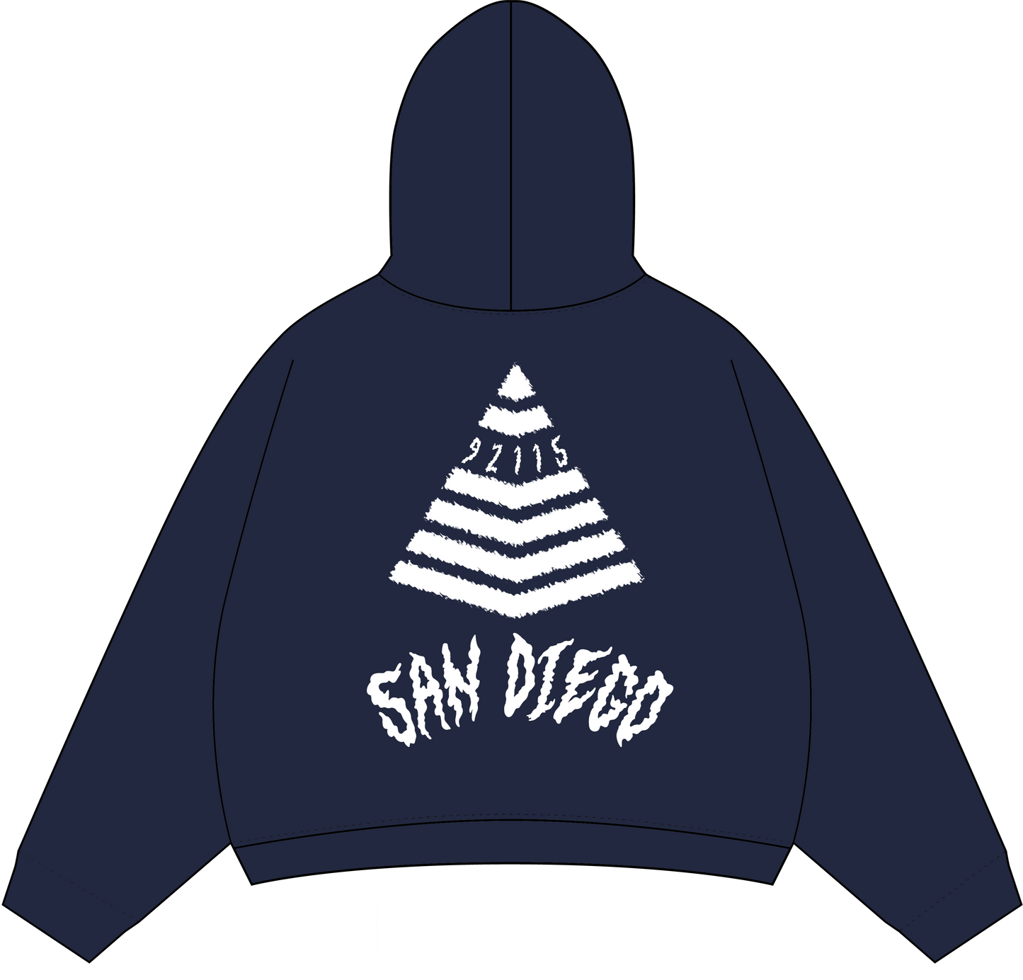 SDSU Delta Sig Hoodie - Navy