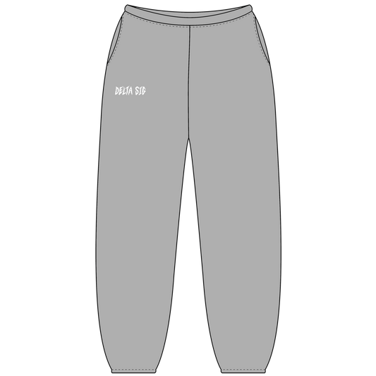 SDSU Delta Sig Sweats - Heather Grey